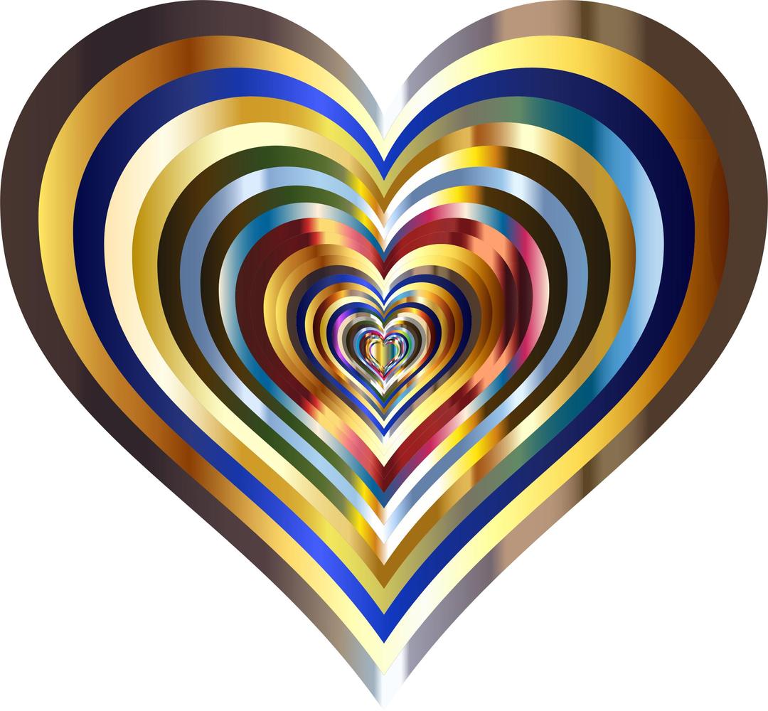 Hearts In Heart Metallic png transparent