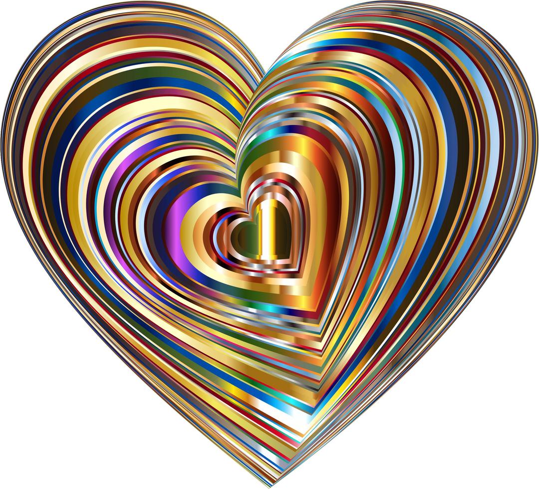 Hearts In Heart Twist 2 png transparent