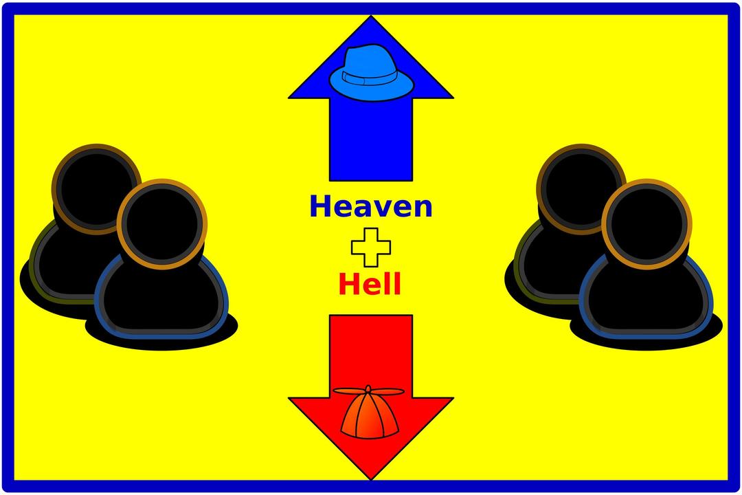 Heaven and Hell png transparent