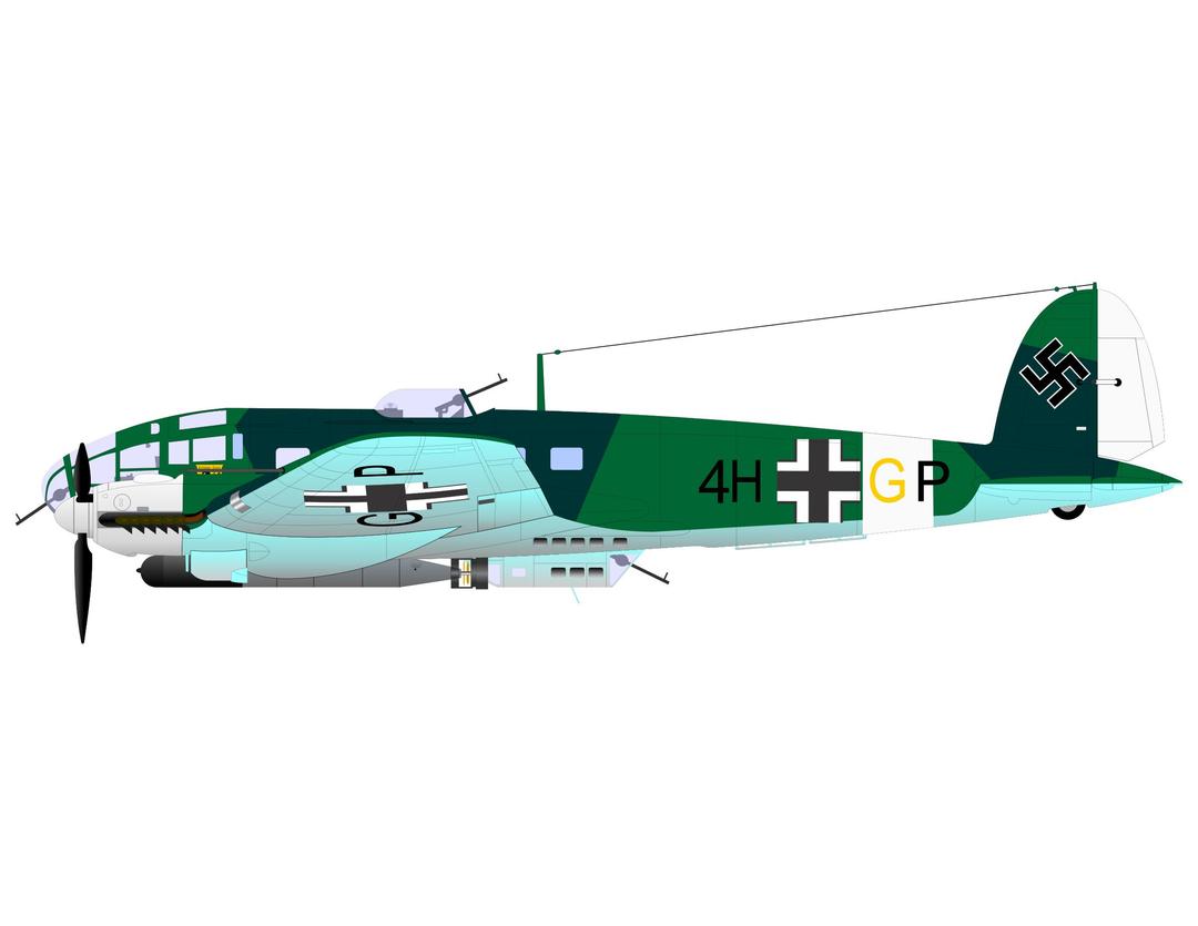 Heinkel He 111 png transparent