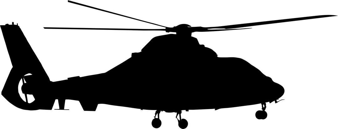 Helicopter Silhouette 2 png transparent