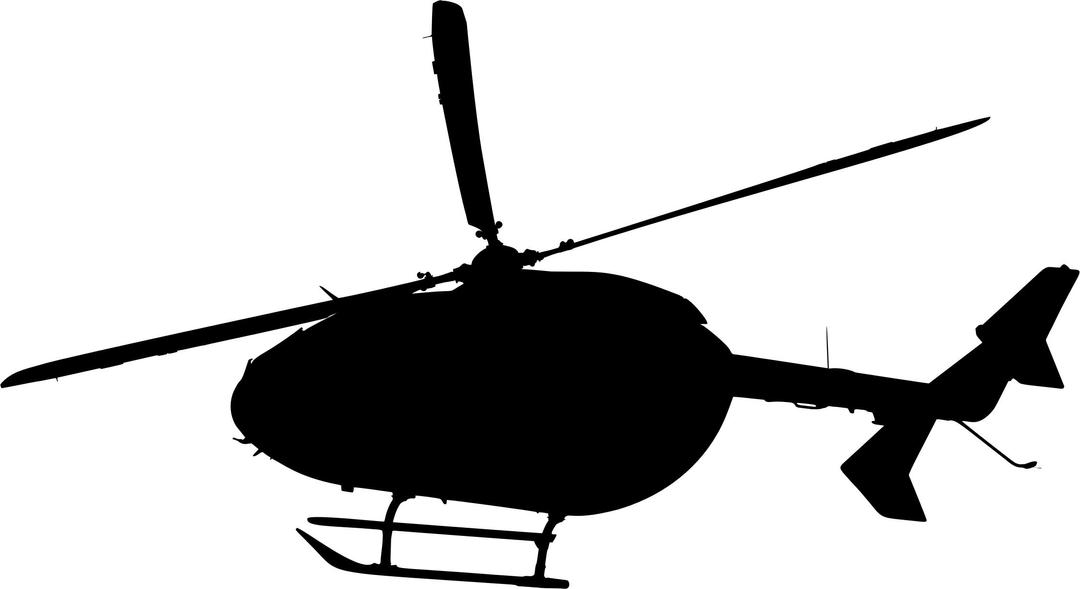 Helicopter Silhouette 5 png transparent