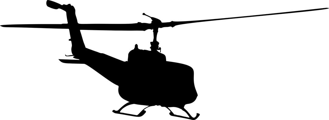 Helicopter Silhouette 6 png transparent
