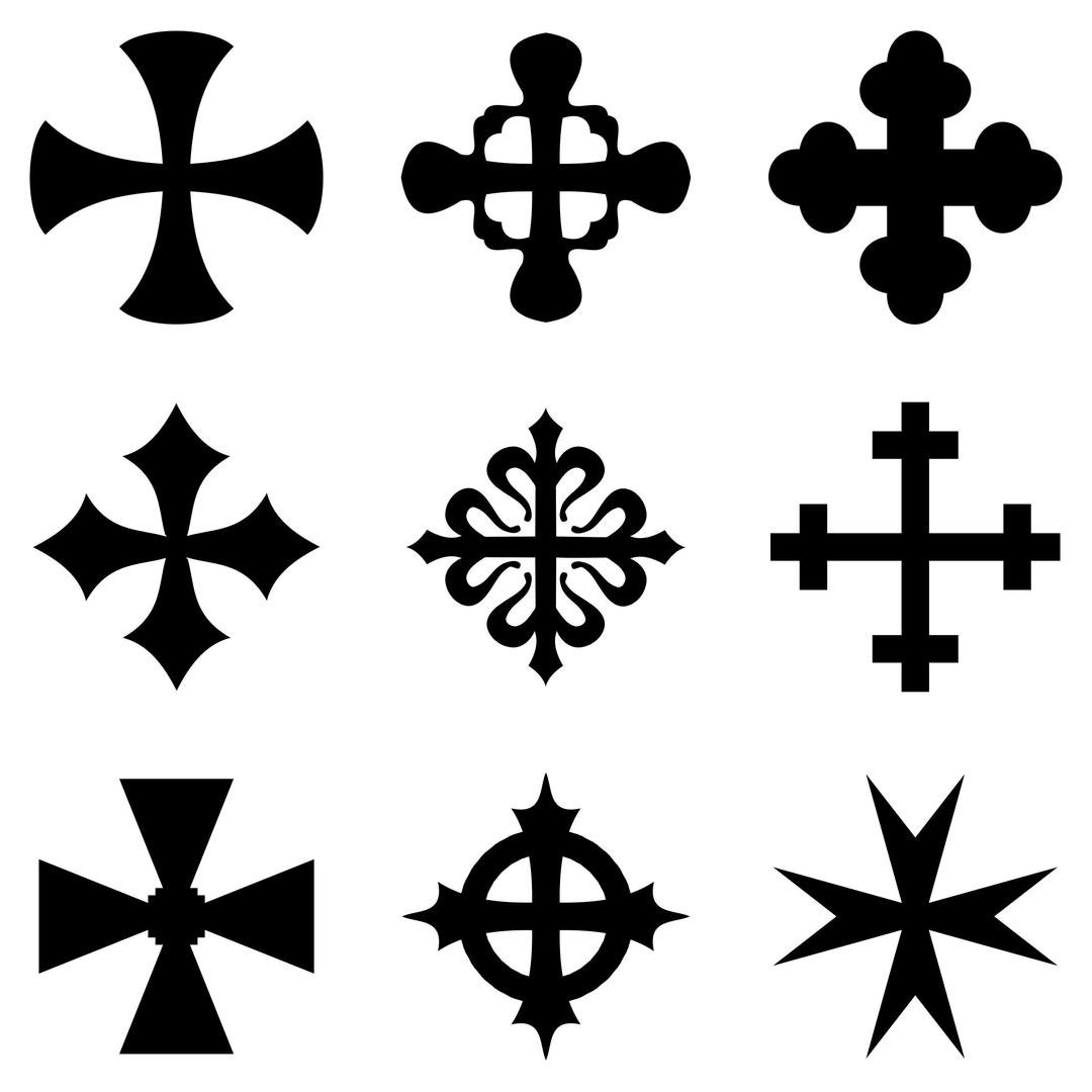heraldic crosses png transparent