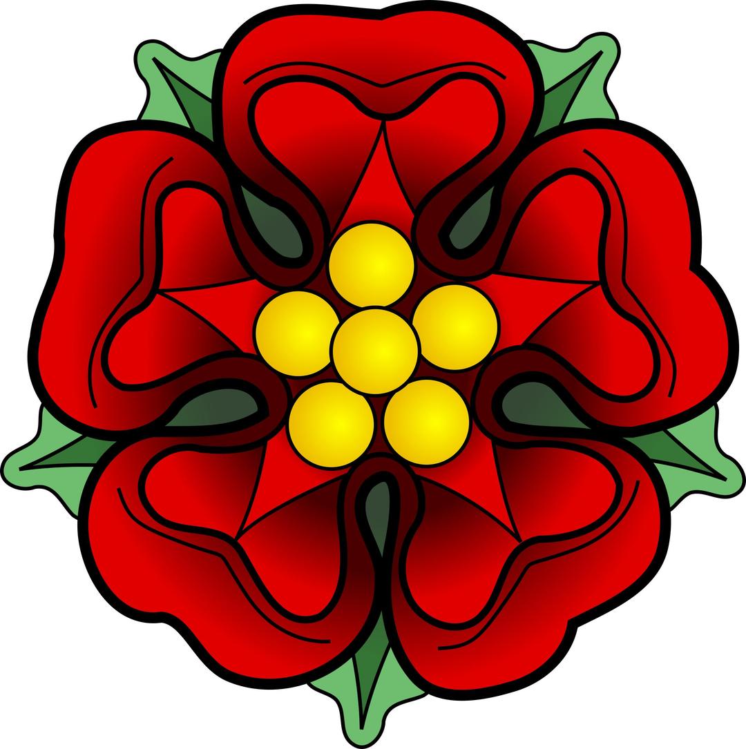 Heraldic Rose png transparent