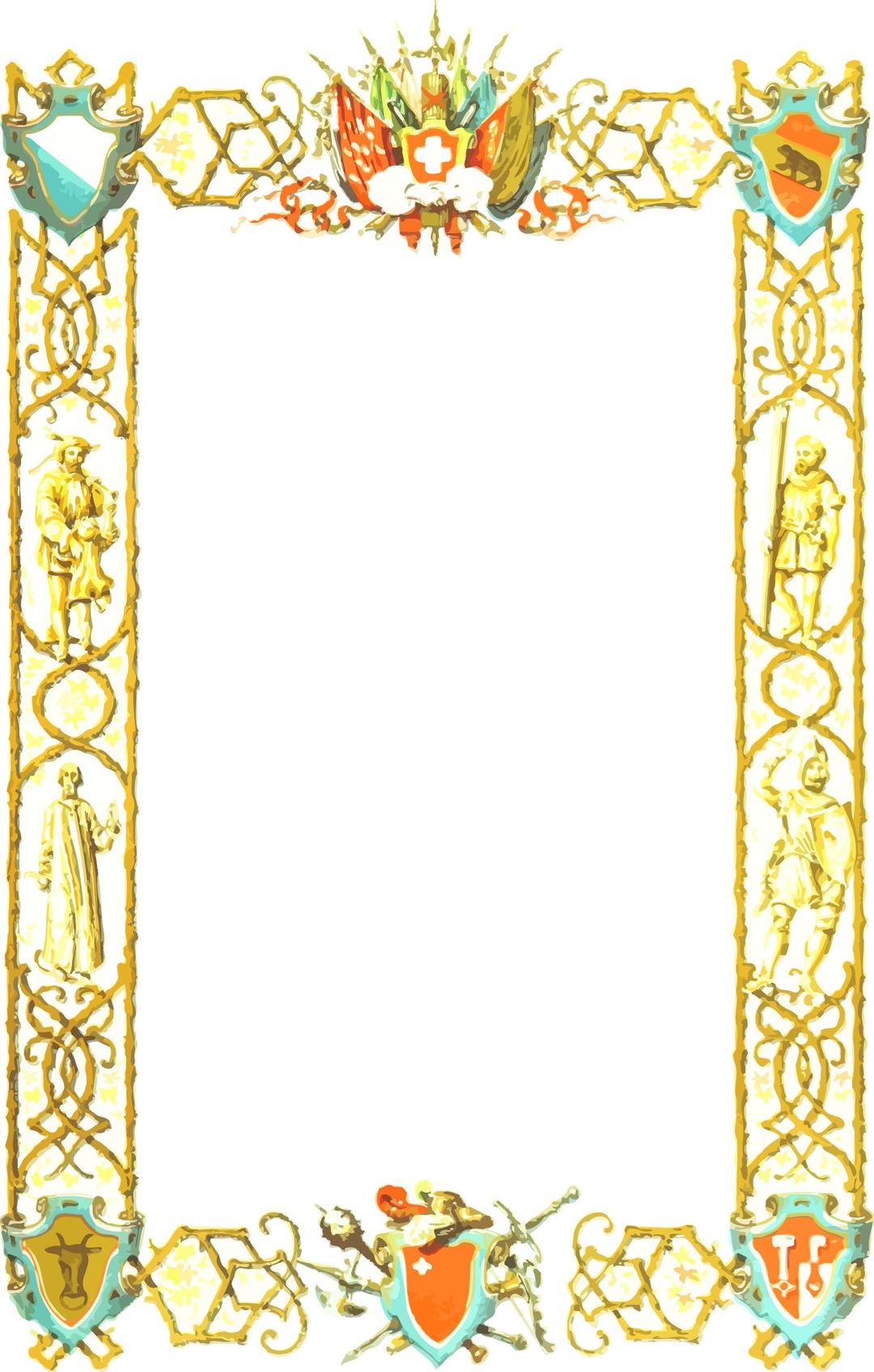 Heraldry frame png transparent