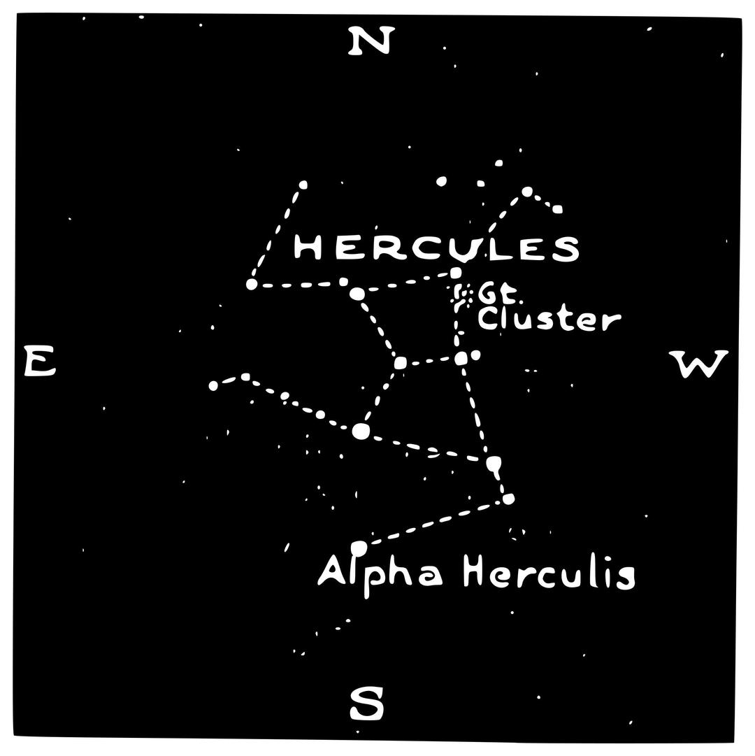 Hercules constellation png transparent