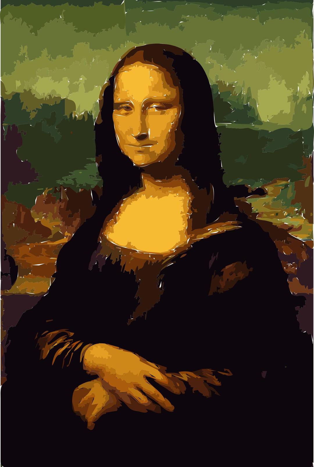 Here is another New Mona Lisa Painting png transparent