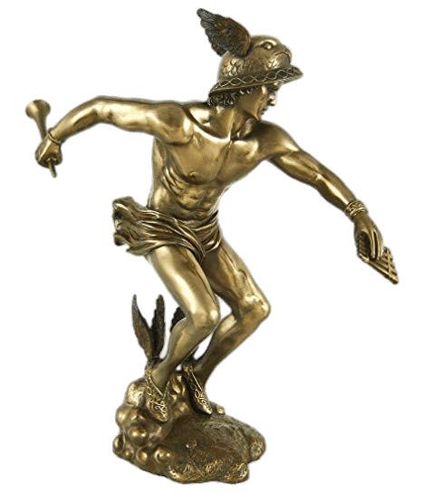 Hermes Bronze Statuette png transparent
