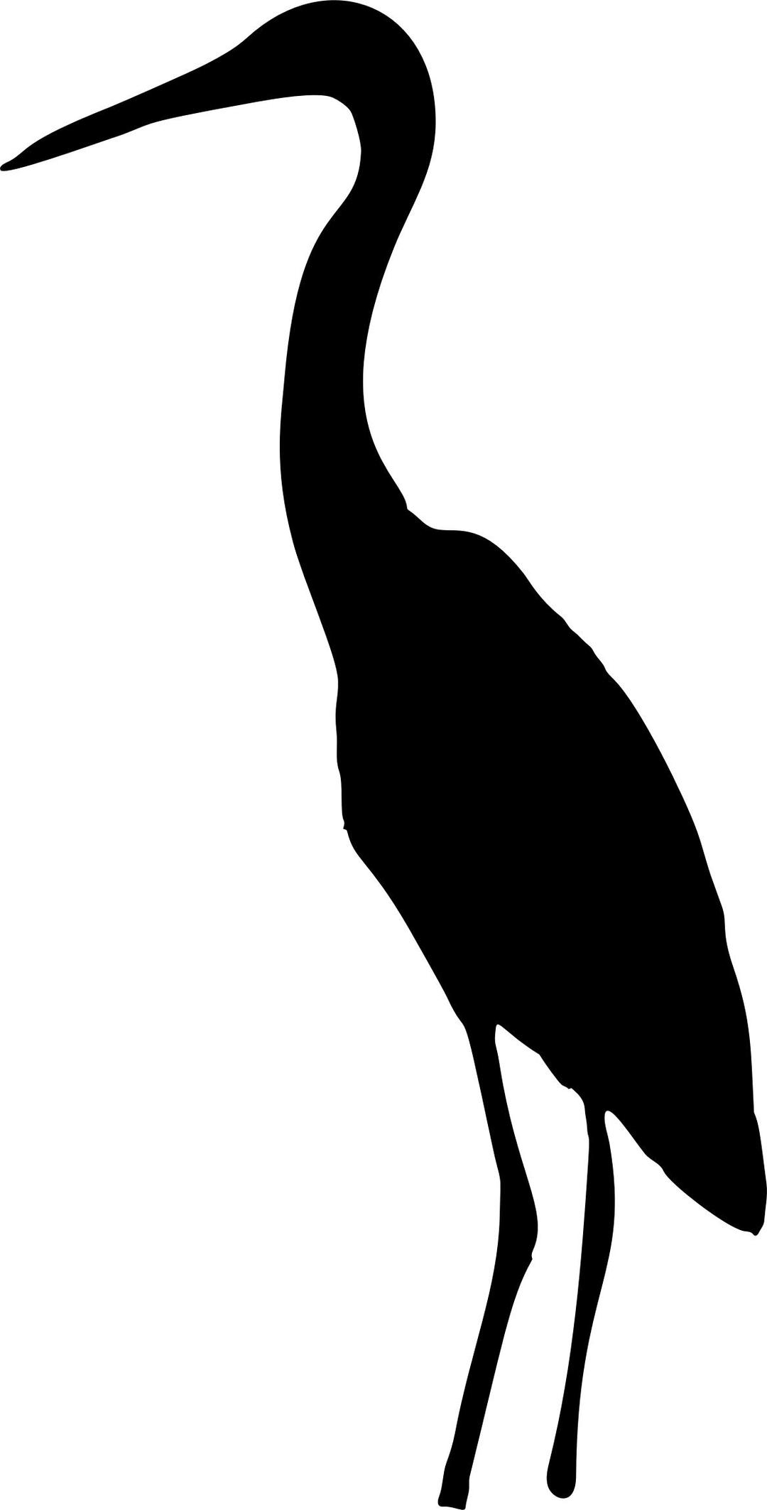 Heron Silhouette png transparent