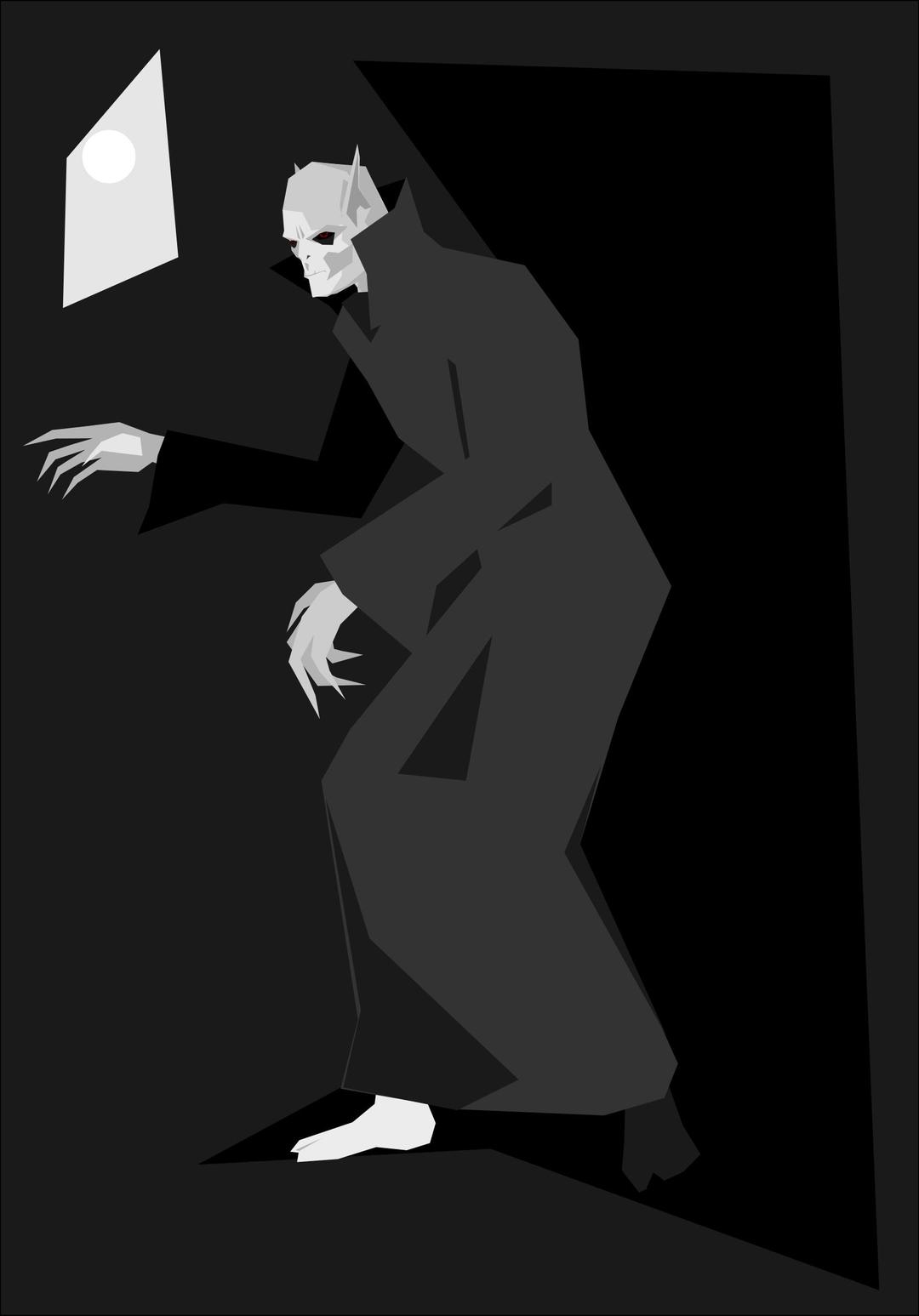 Hiding in shadows png transparent