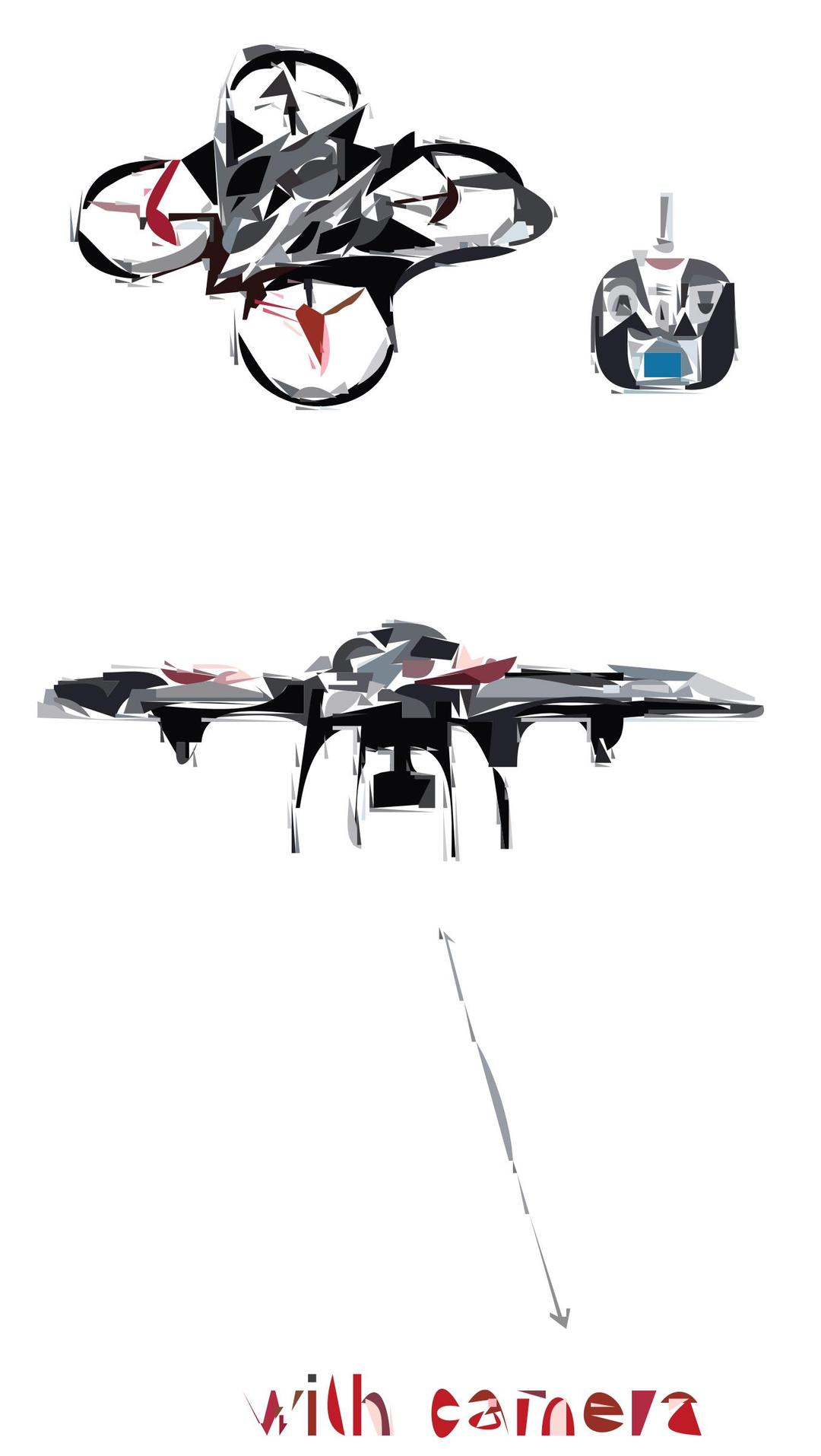 High quality RC Drone png transparent
