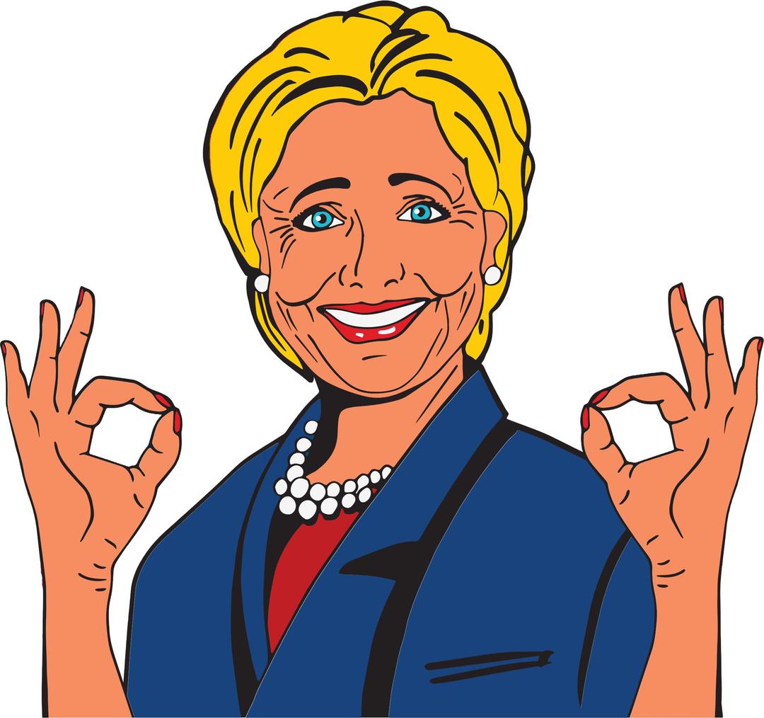 Hillary Clinton Cartoon png transparent