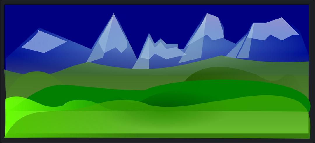 Hills and Peaks png transparent