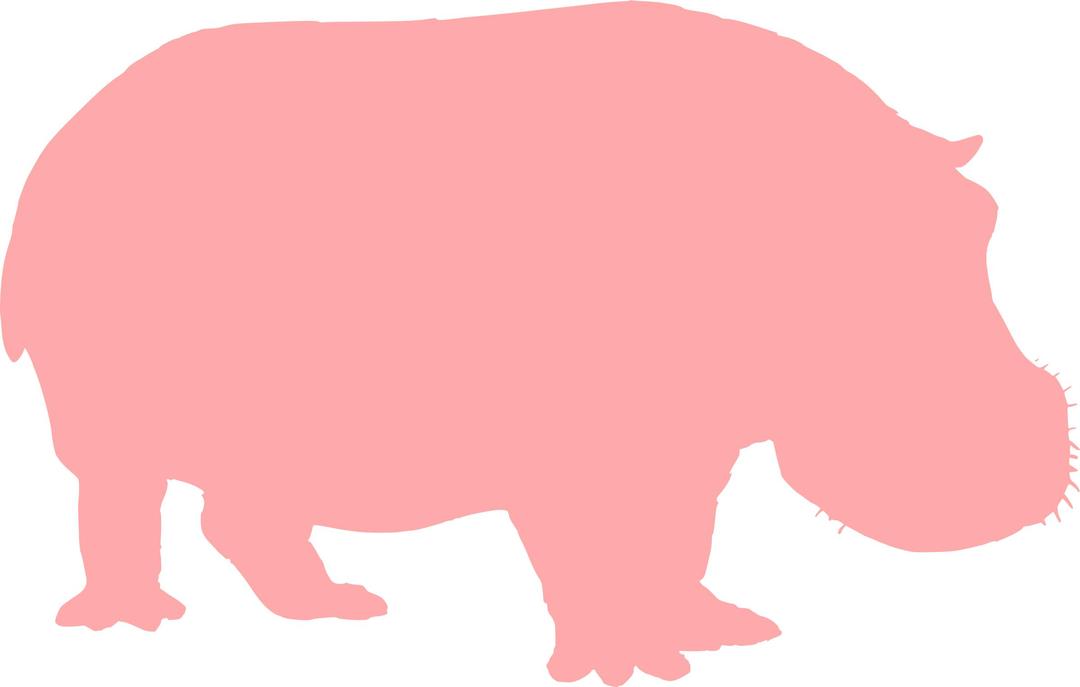 Hippo Silhouette png transparent