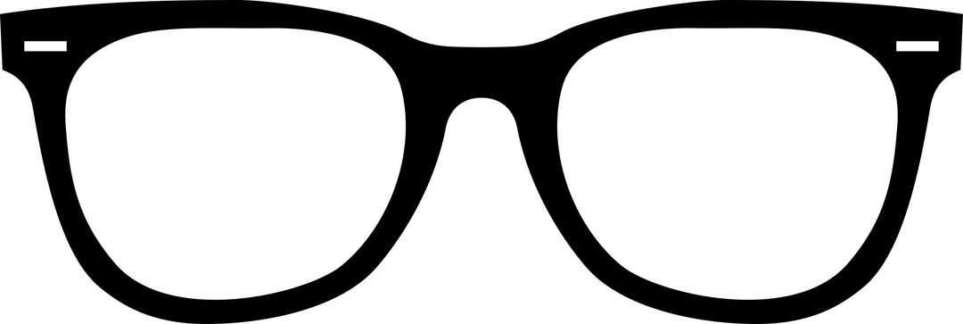 Hipster glasses png transparent