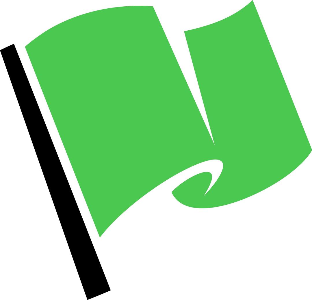 Hirnlichtspiele's green flag vectorized png transparent