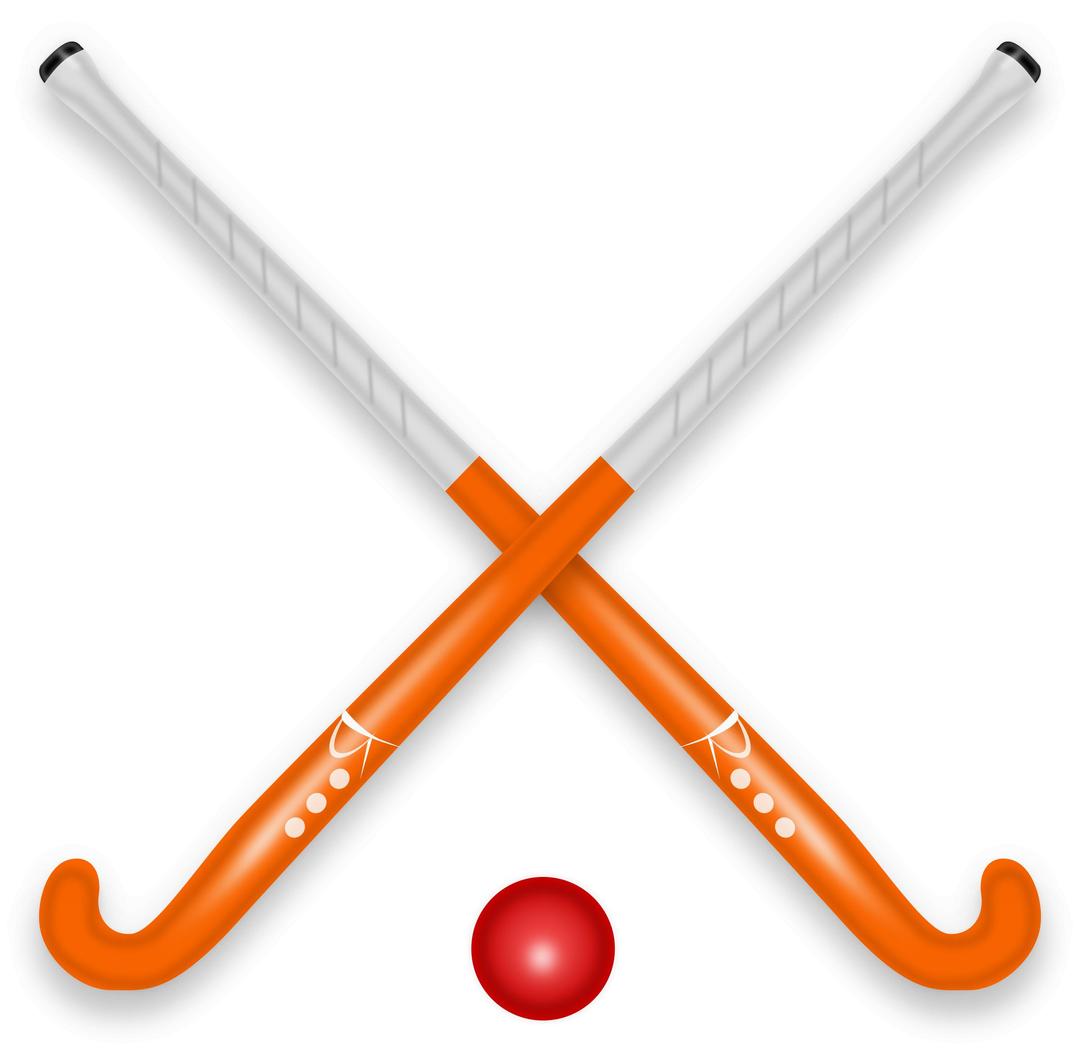 Hockey Stick & Ball png transparent