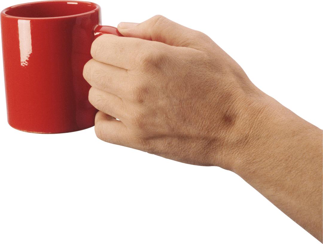 Holding Coffee Mug Hand png transparent