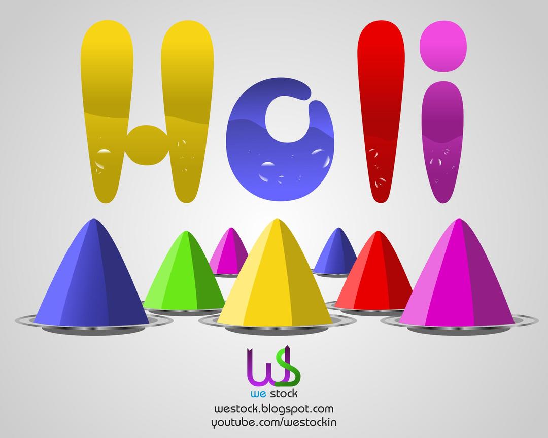 holi with multiple colors png transparent