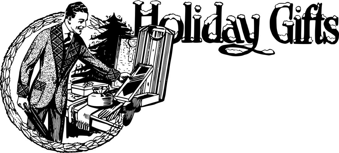 Holiday Gifts - Text png transparent