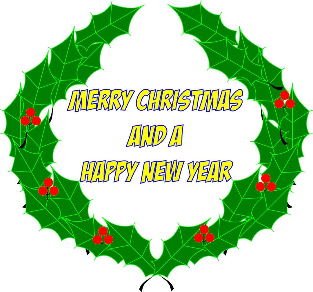 Holly Wreath png transparent