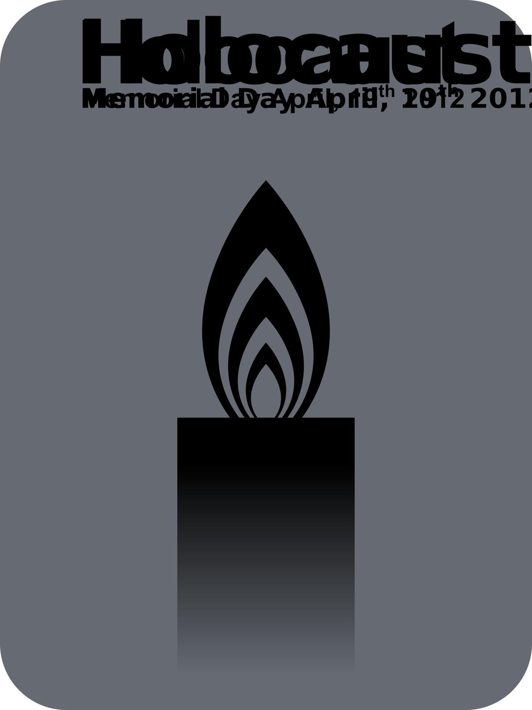 HolocaustMemorialDay 20120419 png transparent