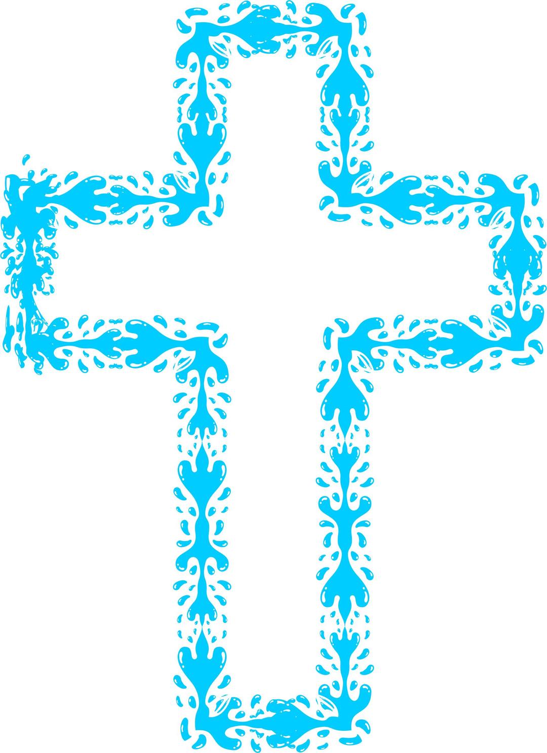 Holy Water Cross png transparent