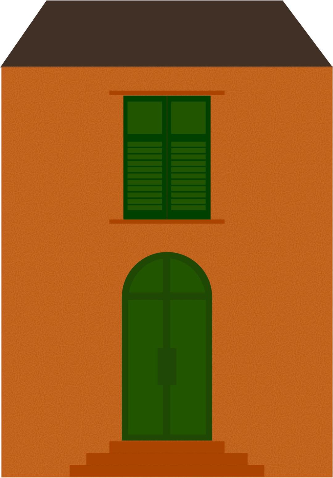 Home- inspired by Italian house facades. png transparent