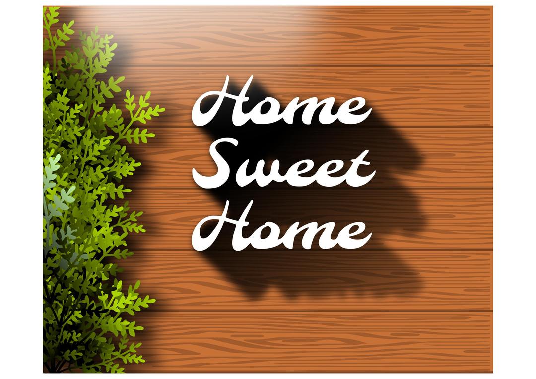 Home Sweet Home png transparent