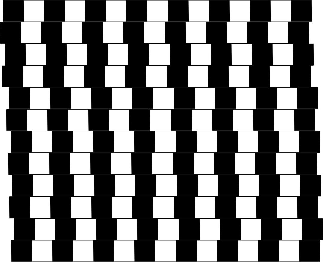 Horizontal Optical Illusion png transparent