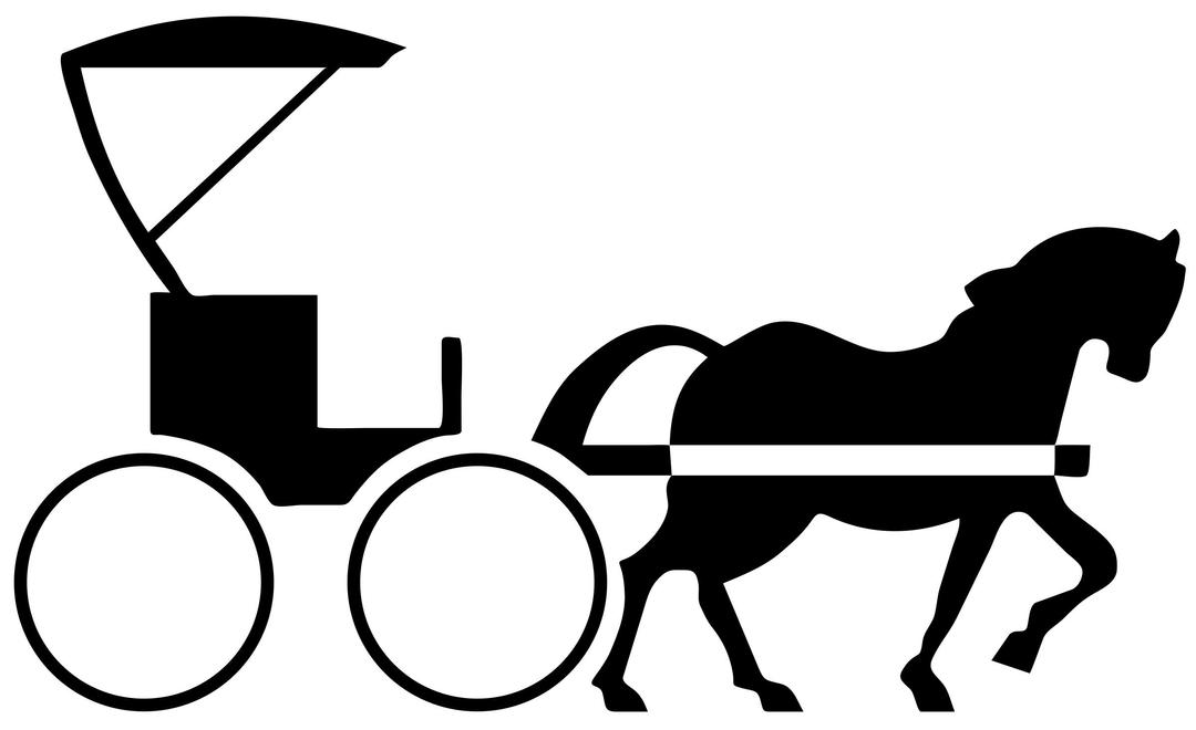 horse & buggy png transparent