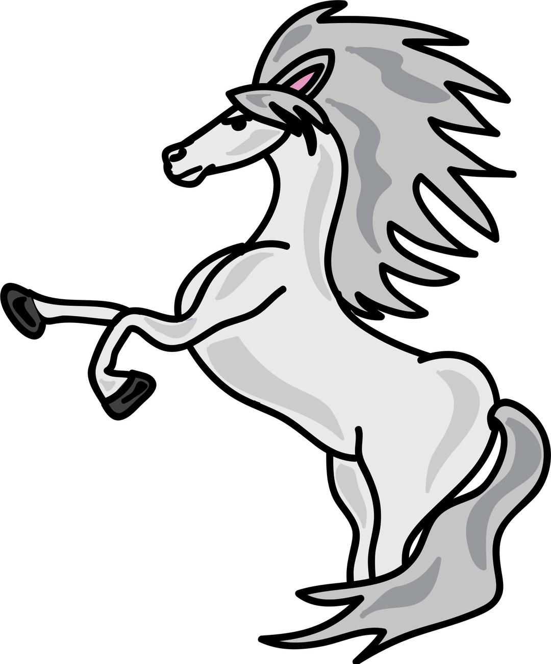 Horse White png transparent