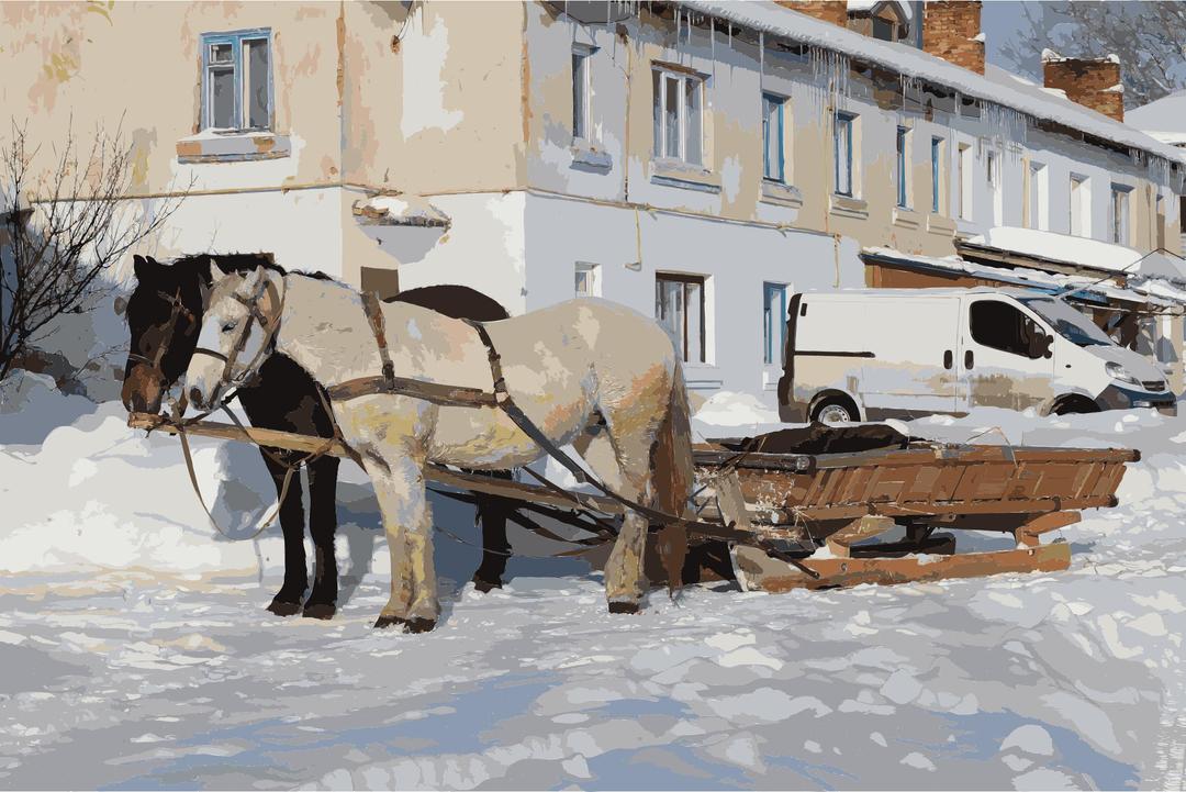 Horse-drawn sleighs 2012 G1 png transparent