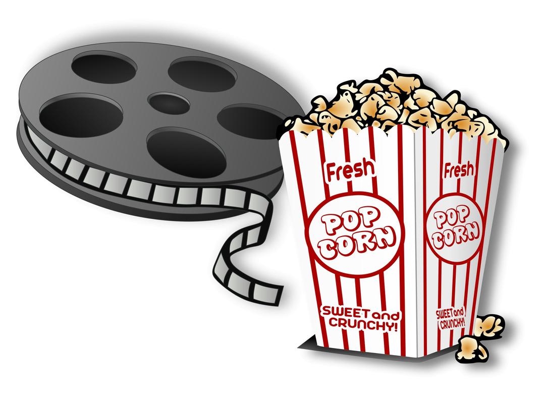 Hot POPcorn And A Movie! Remix png transparent