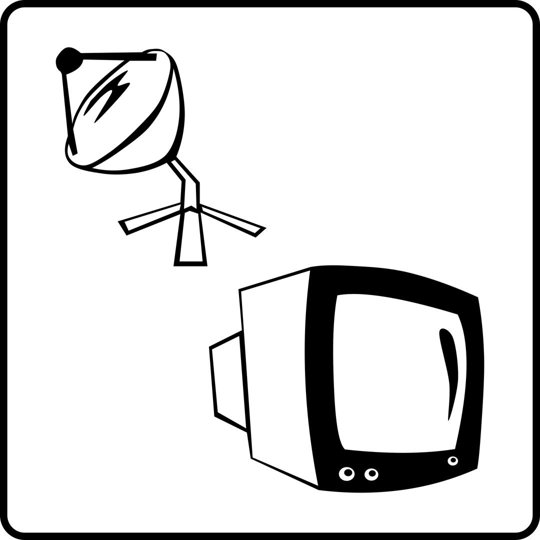 Hotel Icon Has Sat TV png transparent