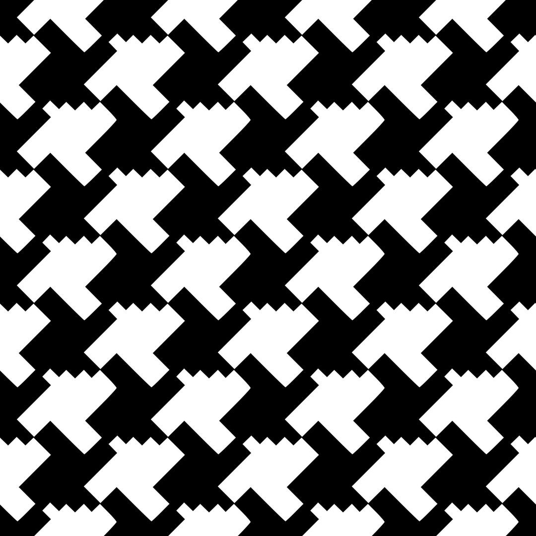 HoundsTooth Tessellation png transparent
