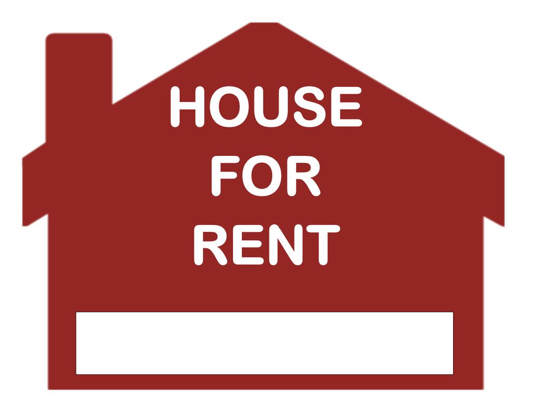 House For Rent Sign png transparent