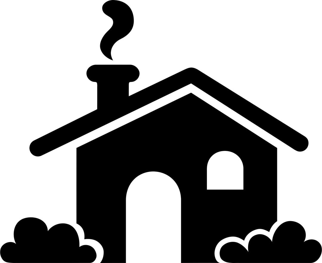 House Icon Silhouette png transparent