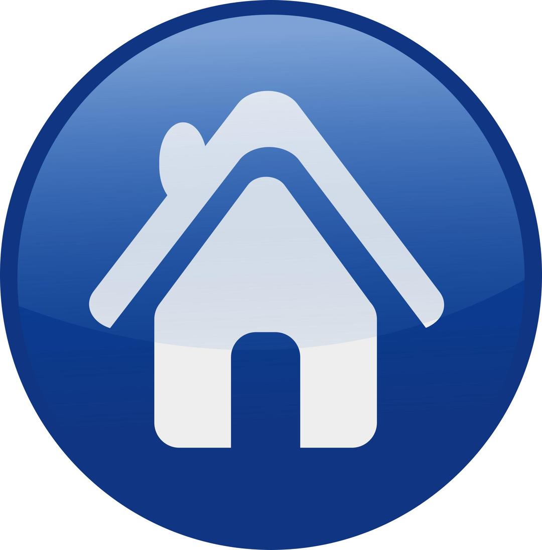 House icon blue png transparent