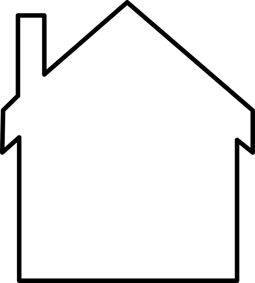 house-silhouette png transparent