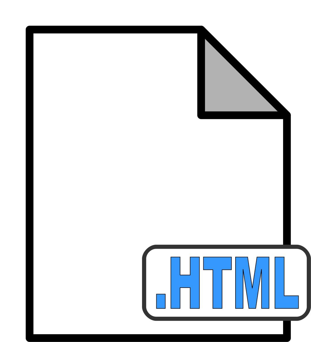HTML Document png transparent