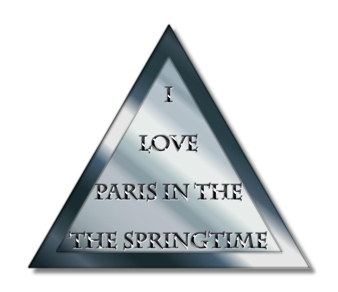 I love Paris png transparent