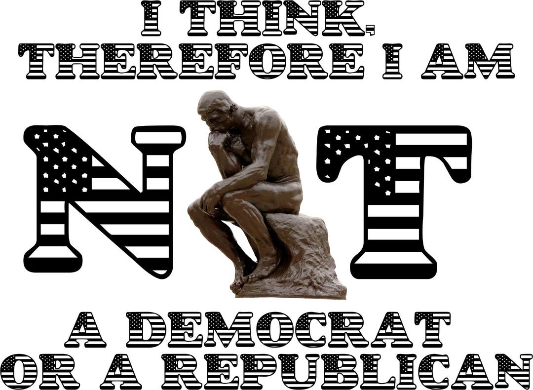 I Think Therefore png transparent