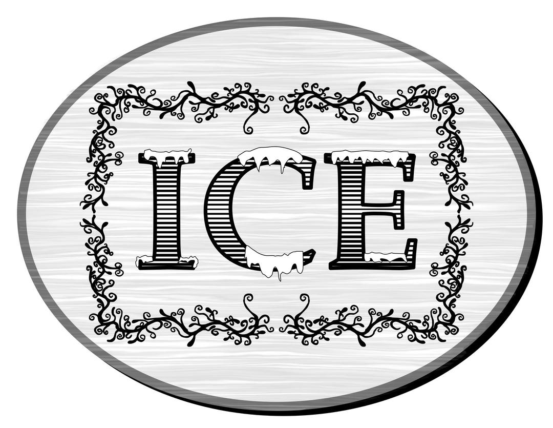 Ice Sign png transparent