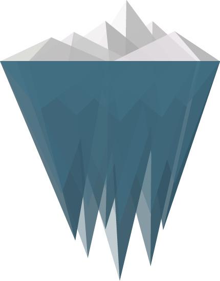 Iceberg Design Clipart png transparent