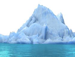 Iceberg In Water png transparent
