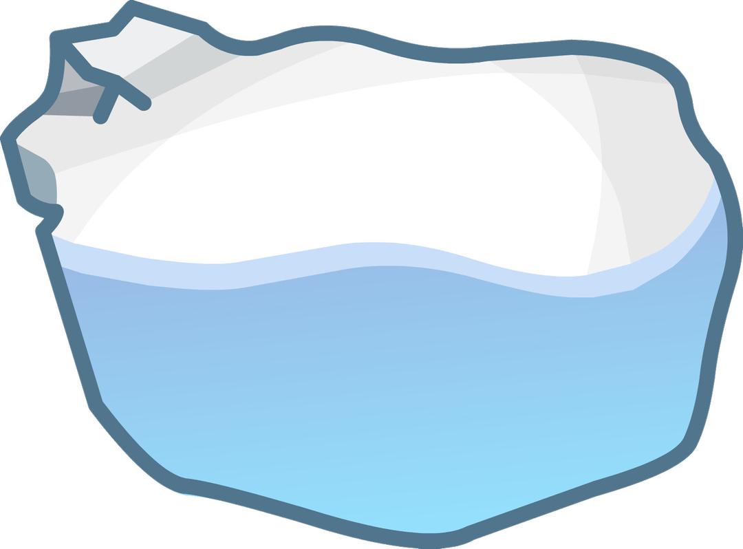 Iceberg png transparent