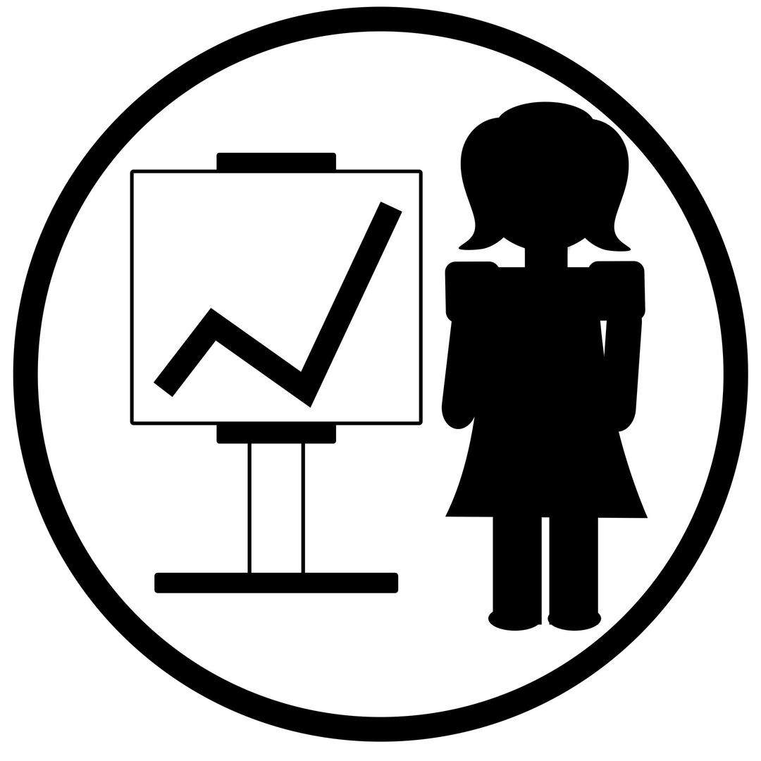 Icon - Circle Woman - presenting png transparent