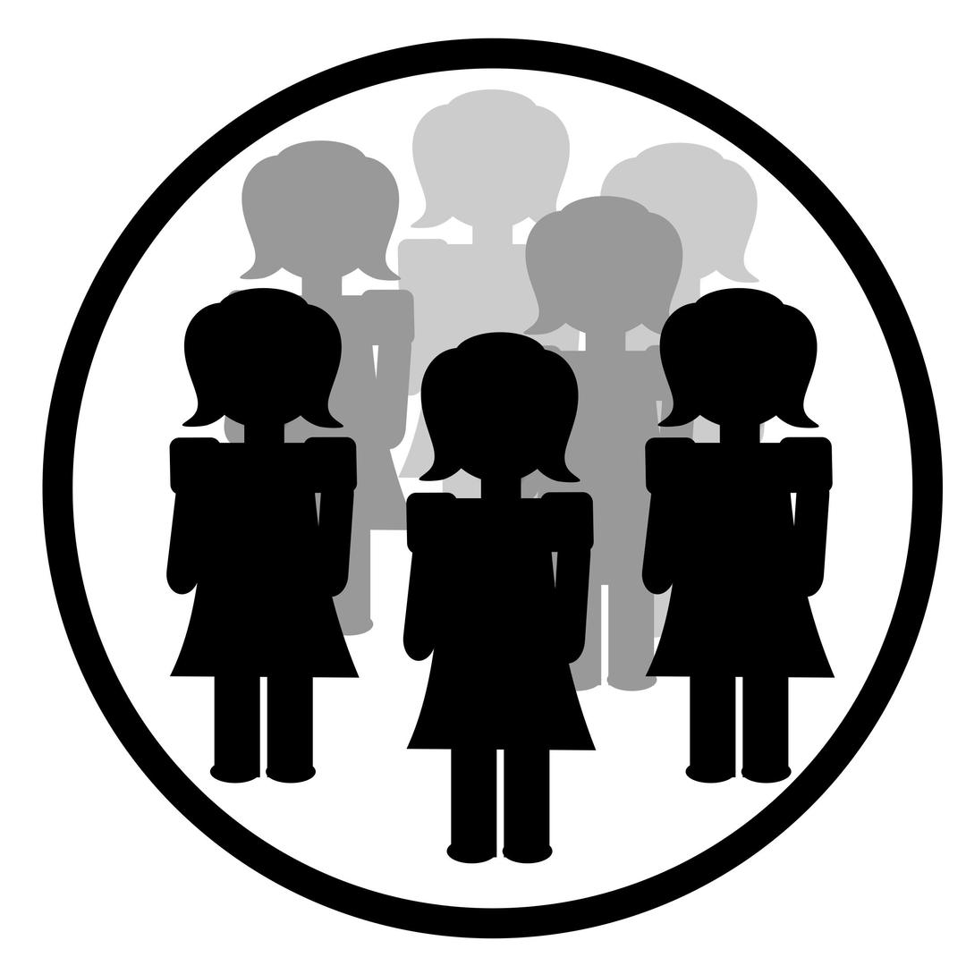 Icon - Circle Women - big meeting png transparent